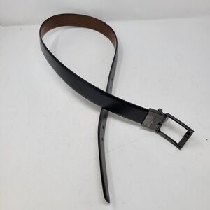 Original Penguin Belt Mens‎ Medium Leather Black Golf Logo Adult